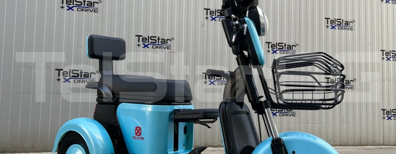 Електрическа триколка 2+1 750.2 Тип VESPA STYLE с диференциал Нов модел