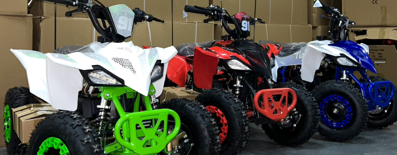 Детско ATV 49cc FALCON TIGER с електрически стартер и предни LED фарове