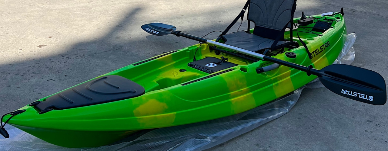 Нов модел 2024 FOX SIT - ON - TOP професионален риболовен каяк със стоманени педали