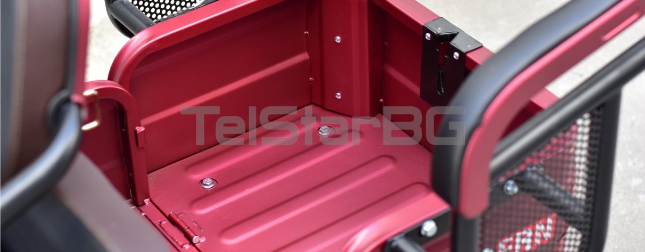 Карго четириместна електрическа триколка TS-005.3 1400W Нов модел 2025