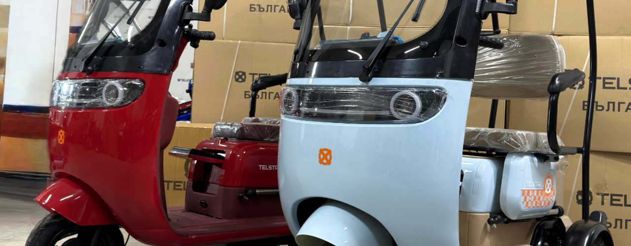 Триместна електрическа триколка TS 350-7 ROOF UNIVERSAL 2000W 25Ah