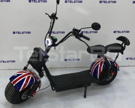 Електрически скутер TELSTAR BIG CITY HARLEY X2 1500W 60V 13Ah LED