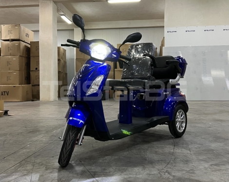 Двуместна електрическа триколка TS-400 2000W 20Ah с CE сертификат