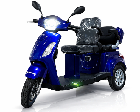 Двуместна електрическа триколка TS-400 2000W 20Ah с CE сертификат