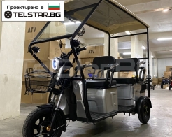 Соларна триместна КАРГО електрическа триколка с покрив TS-302 MAXI SOLAR 2000W 60V 38Ah снимка 119