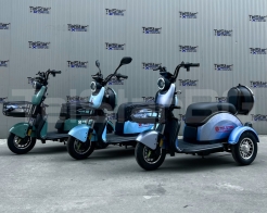 Електрическа триколка 2+1 750.1 ТИП VESPA STYLE с диференциал Нов модел снимка 132