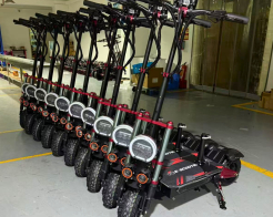 Електрическа тротинетка TELSTAR 11+ S-5 Pro 67.2V 38Ah с два двигателя 2x3000W 92 км/ч снимка 279